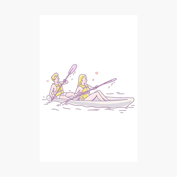 Item preview, Kayaking couple designed and sold by zaher97.
