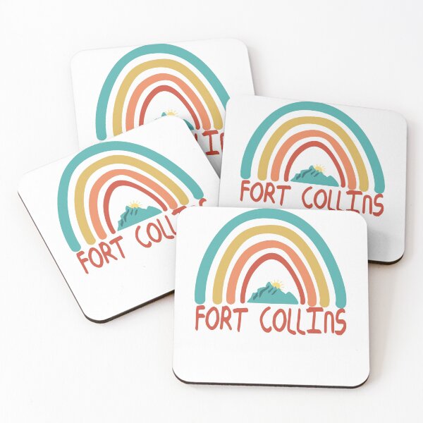 Item preview, Fort Collins Retro Vintage Rainbow - Fort Collins Colorado Mountain Souvenir - Gift - Hometown - Hiking - Nature designed and sold by HappyTees Lab.