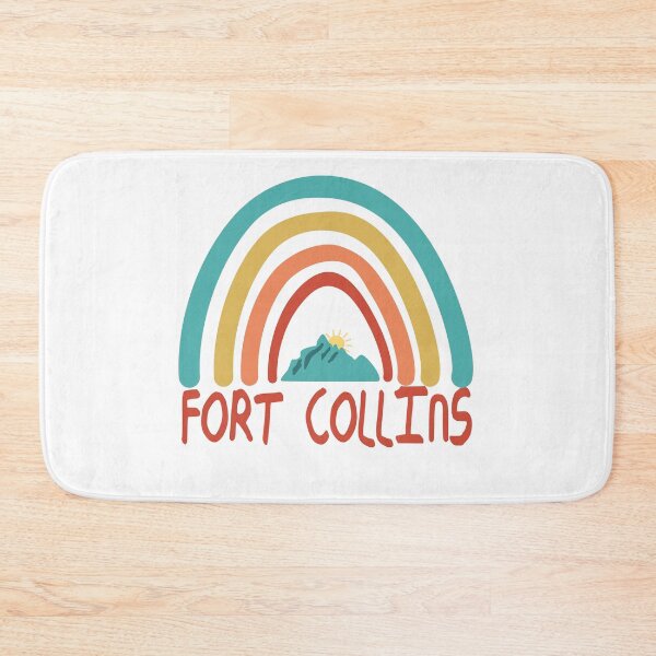 Item preview, Fort Collins Retro Vintage Rainbow - Fort Collins Colorado Mountain Souvenir - Gift - Hometown - Hiking - Nature designed and sold by HappyTees Lab.