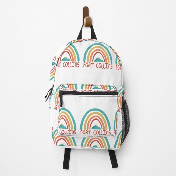 Item preview, Fort Collins Retro Vintage Rainbow - Fort Collins Colorado Mountain Souvenir - Gift - Hometown - Hiking - Nature designed and sold by HappyTees Lab.