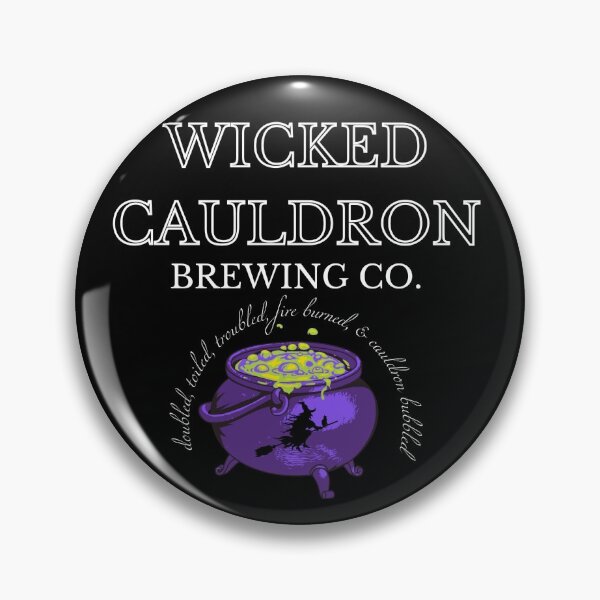 Item preview, Novelty Halloween Witch Design: Wicked Cauldron Brewing Co. designed and sold by cjd1017.