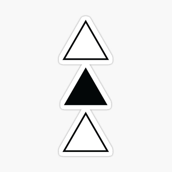 The Triangle Trio Sticker