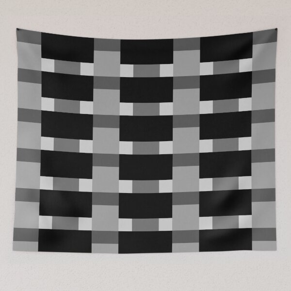 Item preview, Woven Black Shapes Pattern designed and sold by thecooltable.
