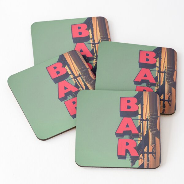 Item preview, Vintage Red Bar Sign designed and sold by WorldLandscapes.