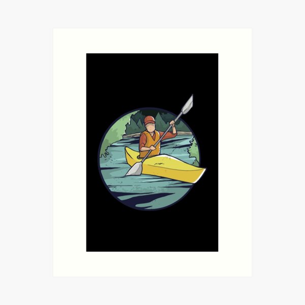 Item preview, Kayaking art designed and sold by zaher97.