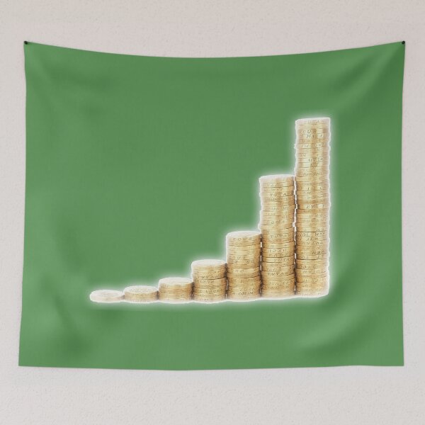 Item preview, A Growing Stack Of Gold Coins designed and sold by Phantasmal-2-do.