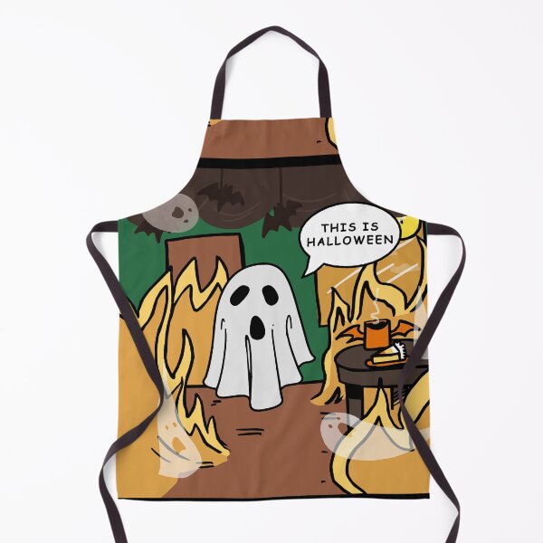 Item preview, This Is Fine Halloween Edition designed and sold by BubblePieces.