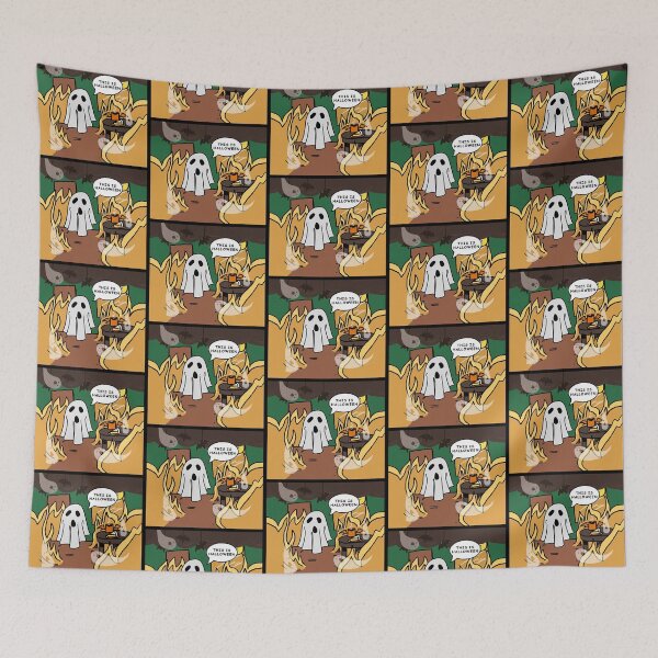 Item preview, This Is Fine Halloween Edition designed and sold by BubblePieces.