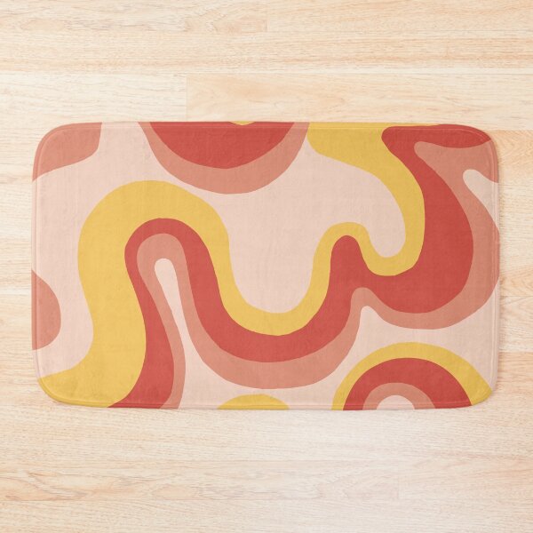 Item preview, groovy abstract 70's wave print designed and sold by SunwaveStickers.