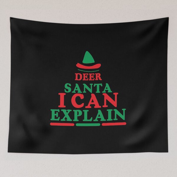 Item preview, Dear santa i can explain designed and sold by pnkpopcorn.