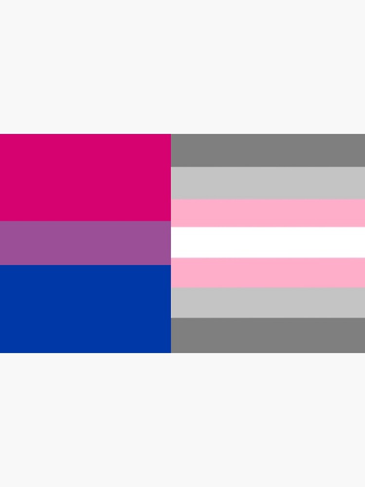 "Bi + demi girl flag" Sticker for Sale by amarie143 Redbubble