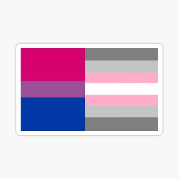 "Bi + demi girl flag" Sticker for Sale by amarie143 Redbubble