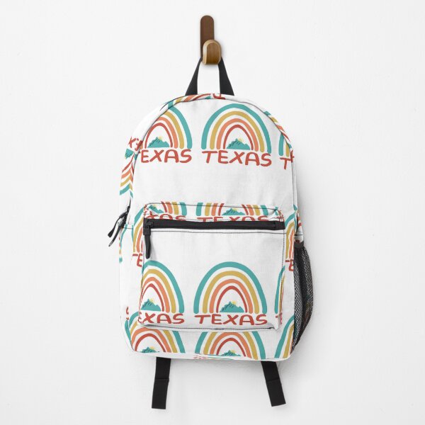 Item preview, Texas Retro Vintage Rainbow - Texas Mountain Souvenir - Gift - Hometown - Hiking - Nature designed and sold by HappyTees Lab.