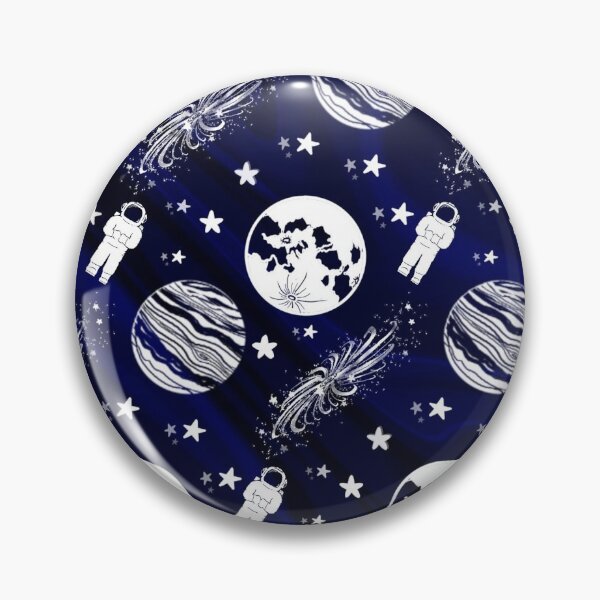Item preview, Impresión espacial: astronauta, luna, galaxia, estrellas, planeta designed and sold by Fernheart Designs.