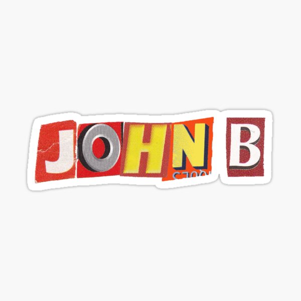 "John b" Sticker for Sale by Redbubble