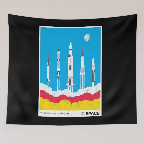 Item preview,  Vintage NASA space poster .  designed and sold by beachcamper.