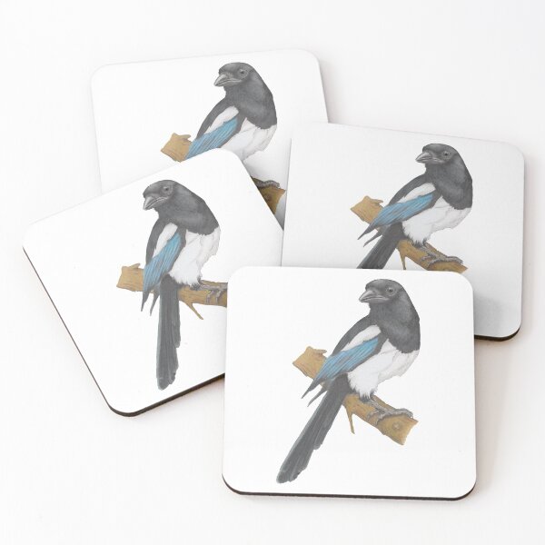 Item preview, Magpie Bird Illustration designed and sold by Philosophyfox.
