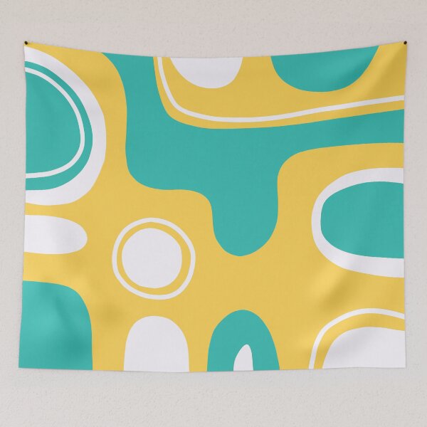 Item preview, 60s 70s mid century modern groovy print designed and sold by SunwaveStickers.