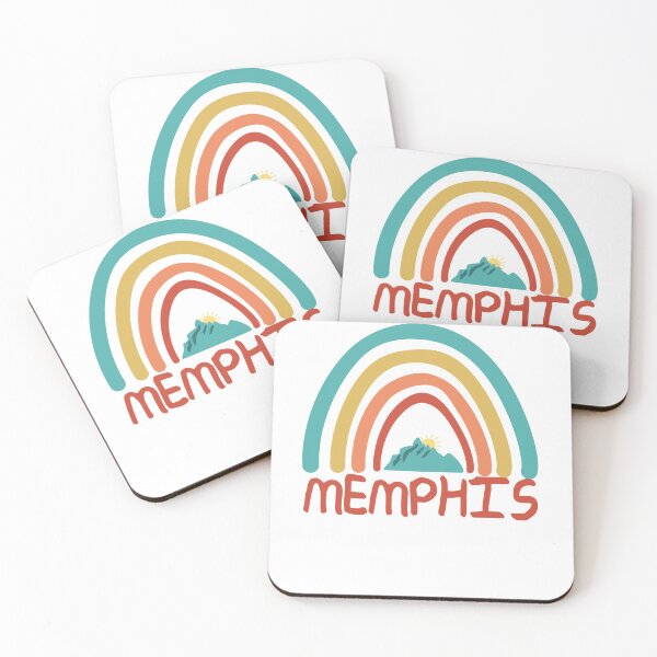 Item preview, Memphis Retro Vintage Rainbow - Memphis Tennessee Mountain Souvenir - Gift - Hometown - Hiking - Nature designed and sold by HappyTees Lab.