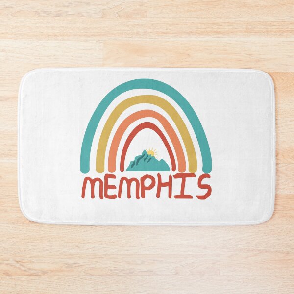 Item preview, Memphis Retro Vintage Rainbow - Memphis Tennessee Mountain Souvenir - Gift - Hometown - Hiking - Nature designed and sold by HappyTees Lab.