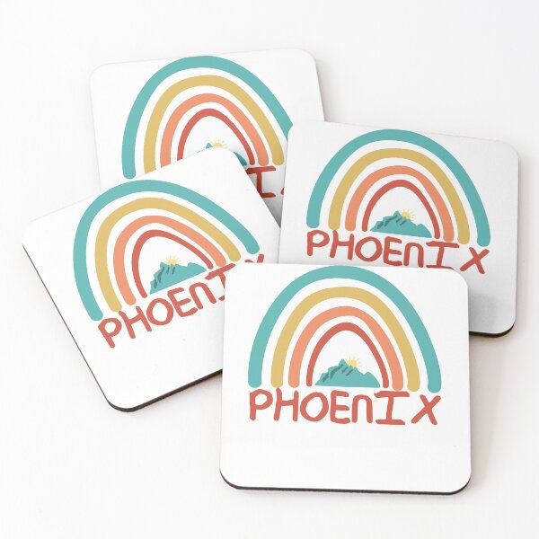 Item preview, Phoenix Retro Vintage Rainbow - Phoenix Arizona Mountain Souvenir - Gift - Hometown - Hiking - Nature designed and sold by HappyTees Lab.