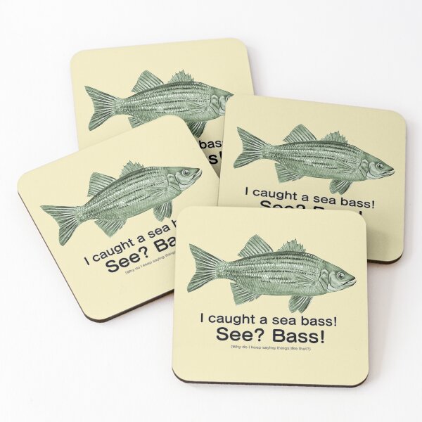 Item preview, Caught a Sea Bass designed and sold by Biochao.