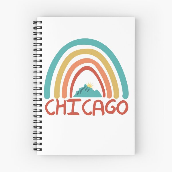 Item preview, Chicago Retro Vintage Rainbow - Chicago Illinois Mountain Souvenir - Gift - Hometown - Hiking - Nature designed and sold by HappyTees Lab.