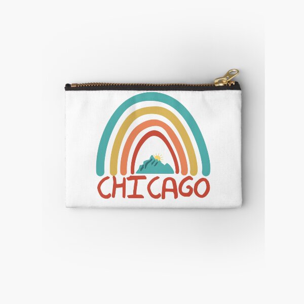 Item preview, Chicago Retro Vintage Rainbow - Chicago Illinois Mountain Souvenir - Gift - Hometown - Hiking - Nature designed and sold by HappyTees Lab.