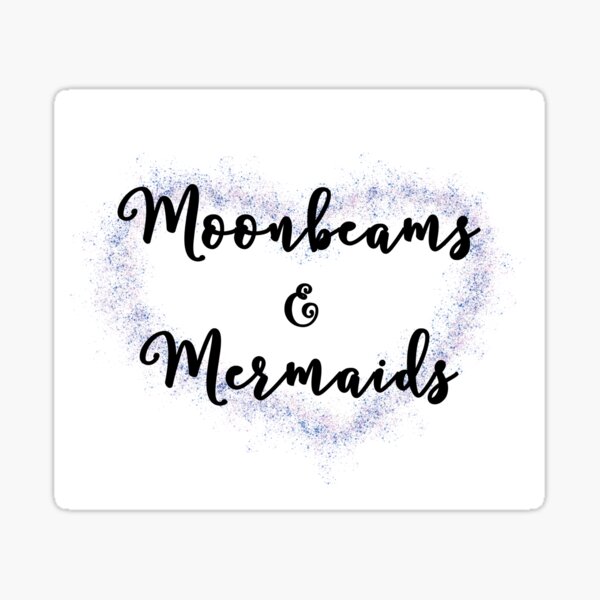 Mermaids & Moonbeams Pastel Sand Spray Sticker
