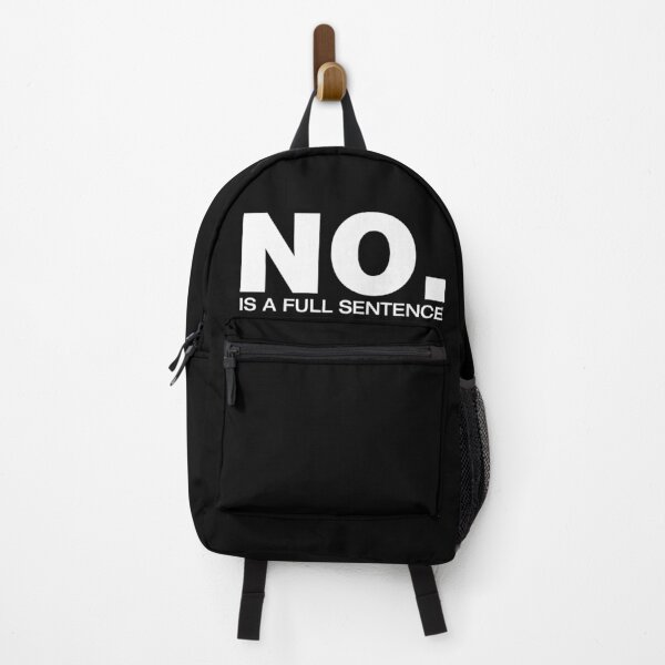 Item preview, No is a full sentence. designed and sold by crazycollective.