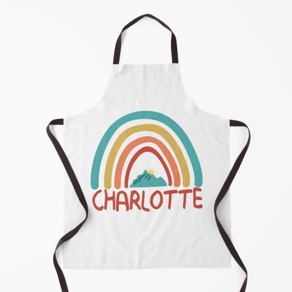 Item preview, Charlotte Retro Vintage Rainbow - Charlotte North Carolina Mountain Souvenir - Gift - Hometown - Hiking - Nature designed and sold by HappyTees Lab.