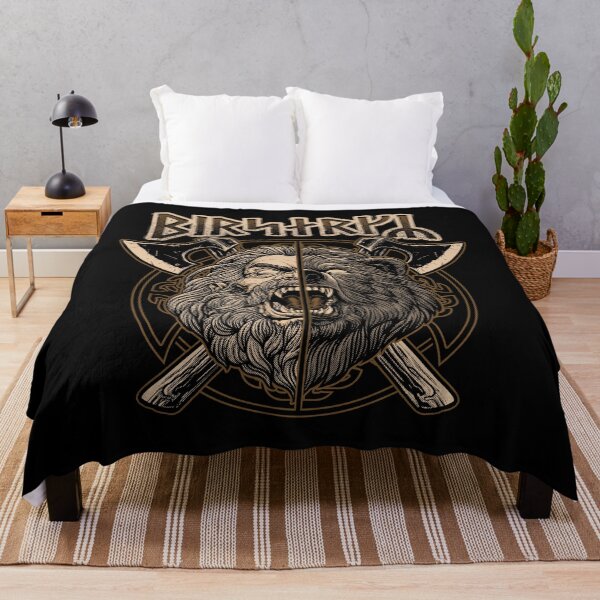 Item preview, Viking Berserker Norse Pagan Bear Warrior Futhark Runes designed and sold by BluePagan.