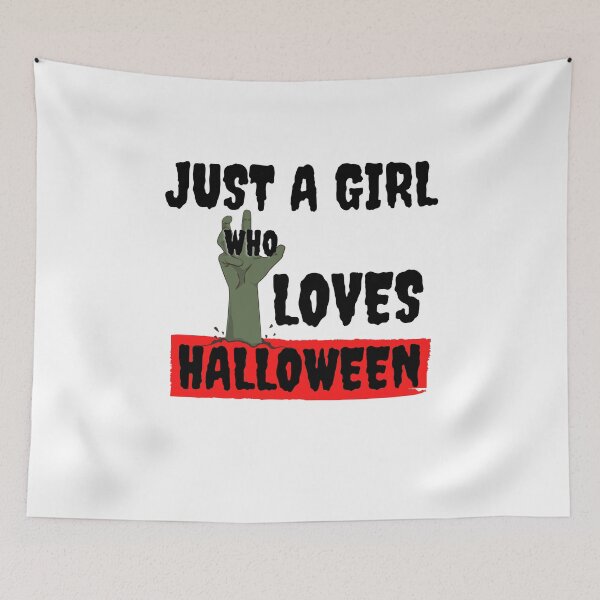 Item preview, Just a girl who loves halloween designed and sold by Hoffman-Design.