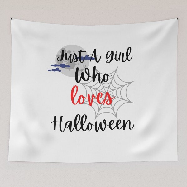 Item preview, Just a girl who loves halloween designed and sold by Hoffman-Design.