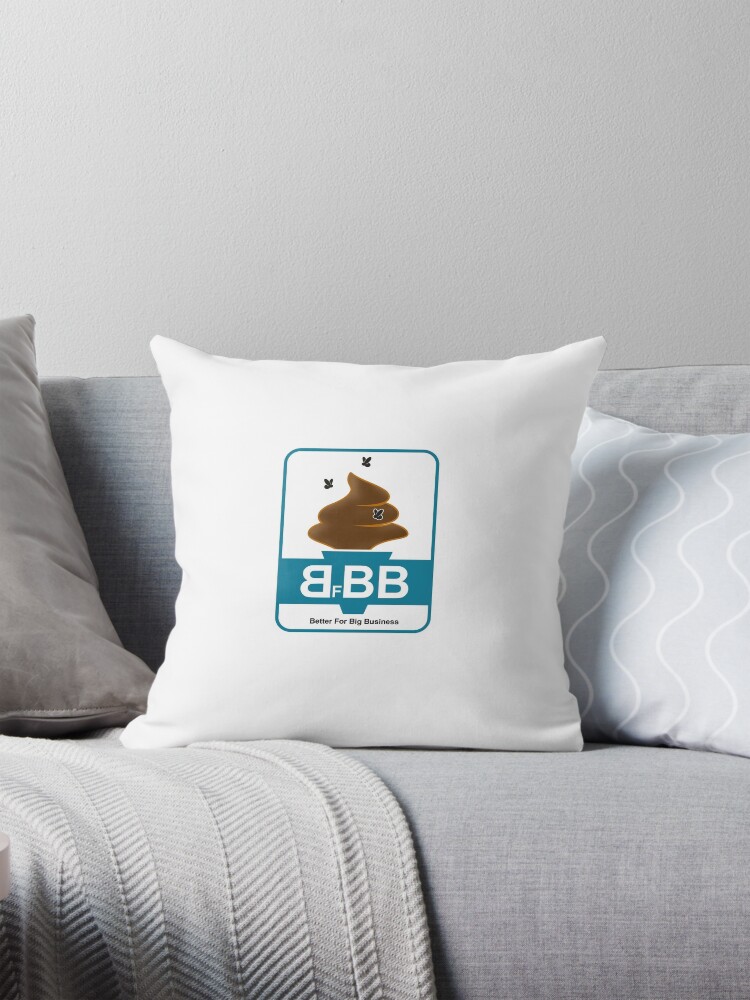Thumbnail 1 of 4, Pillow, Better for Big Business designed and sold by sjhtt47b.