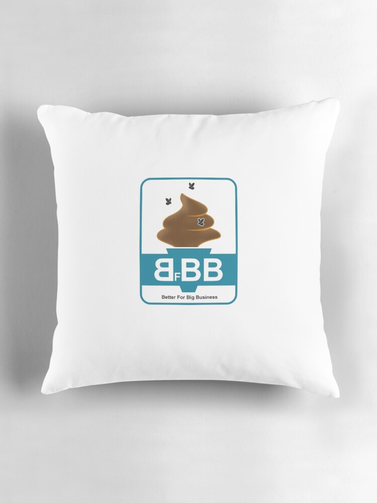 Thumbnail 3 of 4, Pillow, Better for Big Business designed and sold by sjhtt47b.