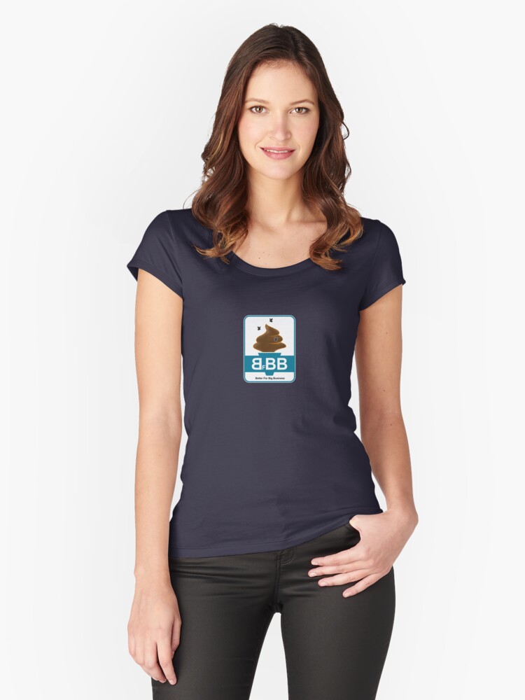 Thumbnail 1 of 3, Fitted Scoop T-Shirt, Better for Big Business designed and sold by sjhtt47b.