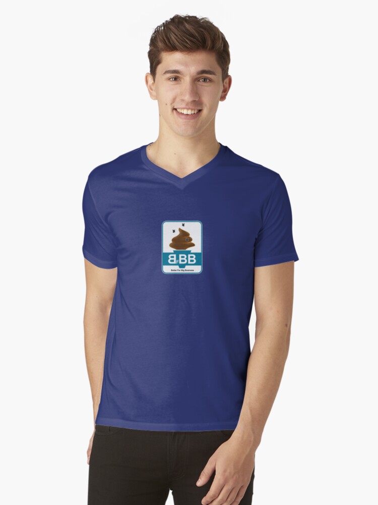 Thumbnail 1 of 3, V-Neck T-Shirt, Better for Big Business designed and sold by sjhtt47b.