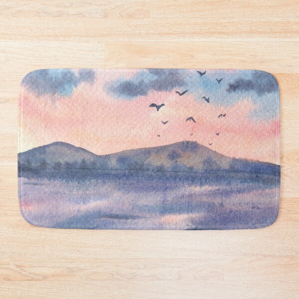Item preview, Pink Sunset over the Sea designed and sold by galleasstudio.
