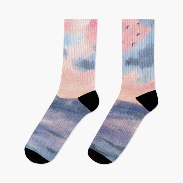 Item preview, Pink Sunset over the Sea designed and sold by galleasstudio.