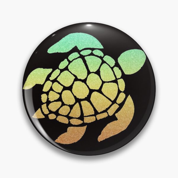 Item preview, Pastel Orange Teal Ombre Faux Glitter Turtle designed and sold by Felicity-K.
