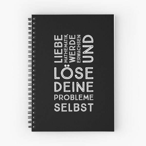 Item preview, 202108 0017 Mathematik Löse deine Probleme selbst designed and sold by Kalli-design.