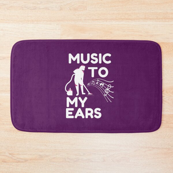 Item preview, Music to My Ears Cleaning Lady Vacuuming Novelty Housekeeping Gifts designed and sold by SavvyCleaner.