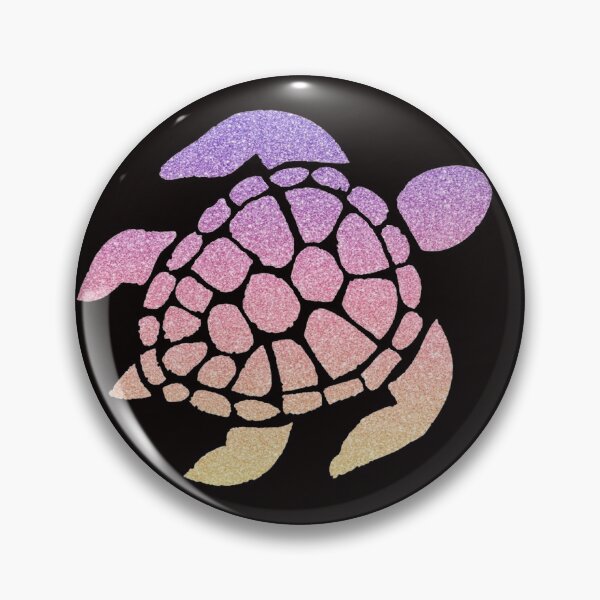 Item preview, Pastel Sunset Ombre Faux Glitter Turtle designed and sold by Felicity-K.
