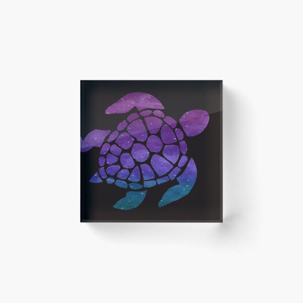 Item preview, Blue Purple Teal Galaxy Turtle designed and sold by Felicity-K.