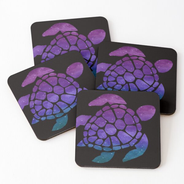Item preview, Blue Purple Teal Galaxy Turtle designed and sold by Felicity-K.