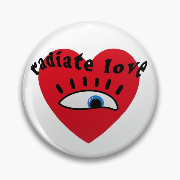 Item preview, Radiate love Sticker designed and sold by afonso-arts.