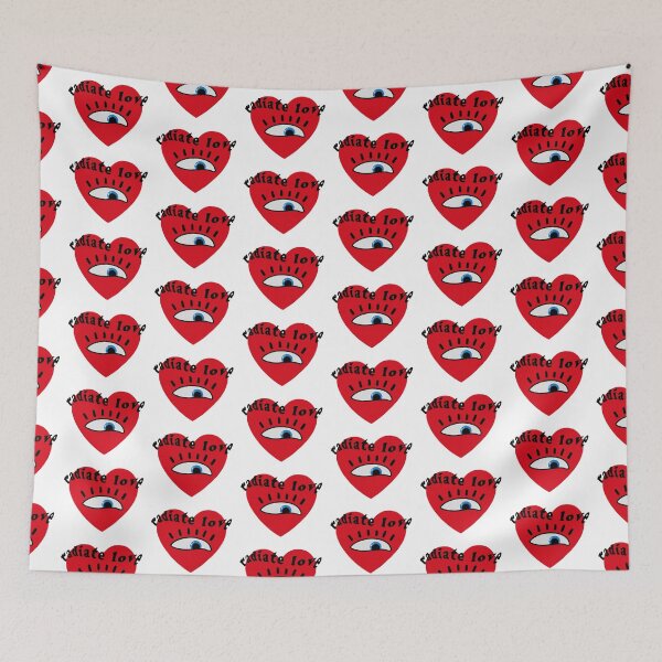 Item preview, Radiate love Sticker designed and sold by afonso-arts.
