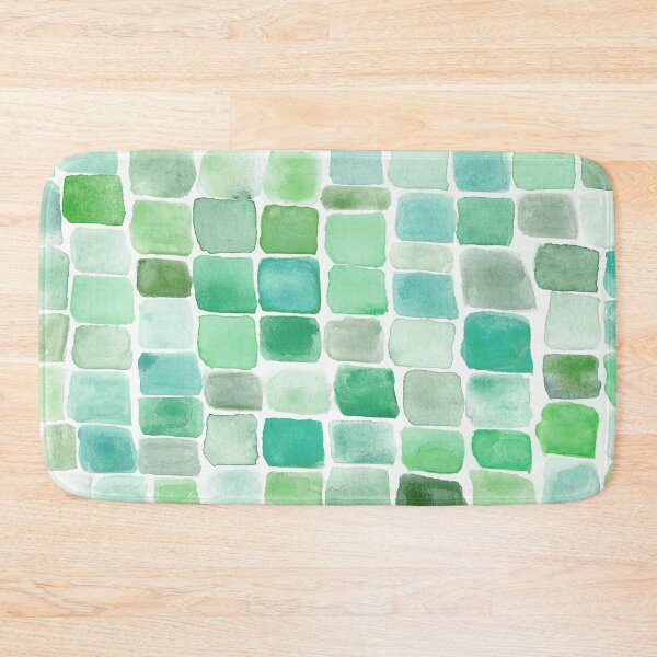 Item preview, Ocean Greens Colorfield Watercolor designed and sold by laurabethlove.