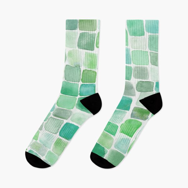 Item preview, Ocean Greens Colorfield Watercolor designed and sold by laurabethlove.